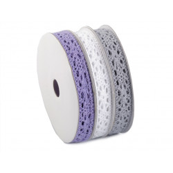 5m Häkelspitze Borte Baumwollspitze Farbvarianten 1